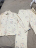 浪莎月子服女100%純棉睡衣春秋長袖長褲產前產后孕婦哺乳喂奶家居服 杏膚小兔 L /165建議100-120斤 曬單實拍圖