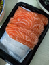 深?lèi)倓?挪威冰鮮三文魚(yú)刺身（大西洋鮭魚(yú)）中段純肉 即食生魚(yú)片鮭魚(yú)切片 【中段切片】 400g 曬單實(shí)拍圖