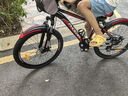 鳳凰（Phoenix）兒童自行車山地車學(xué)生車腳踏車6-12-18歲童車 霸道 黑紅色 24寸 曬單實(shí)拍圖