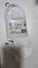耐克(NIKE)襪子男子 速干透氣運(yùn)動(dòng)襪 船襪三雙裝SX7678-100白M 曬單實(shí)拍圖