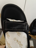 金利來（goldlion）涼鞋男輕便柔軟休閑鞋舒適耐磨沙灘鞋G596320255TRF炭灰色43 曬單實(shí)拍圖