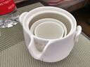 南山先生 旅行茶具套裝逍遙快客杯簡(jiǎn)約白陶瓷一壺二杯戶(hù)外便攜式茶具 曬單實(shí)拍圖