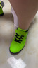 特步（XTEP）童鞋兒童男童抓地鞋大童大顆粒鞋釘足球鞋 熒光電綠 38碼 曬單實(shí)拍圖