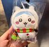 迪士尼（Disney）日版chiikawa掛件睡衣派對烏薩奇小八吉伊卡哇周邊包公仔生日禮物 【烏薩奇】小八雪人(10cm掛件) 【日文吊牌--精品圓臉】15天退換 曬單實(shí)拍圖