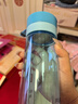 富光戶外旅行男女運動水杯塑料茶水杯便攜學生杯子耐摔泡茶隔500ml 曬單實拍圖