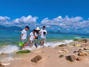 席佰海南島沙灘服套裝沙灘情侶裝夏季三亞度假穿搭海邊旅行拍照 S133  T恤+褲子 均碼 男童120 兒童碼數 曬單實(shí)拍圖