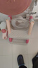 勞可里尼（NOCOLLINY）兒童馬桶坐便器輔助器樓梯式男孩女寶寶階梯架嬰兒坐便圈家用尿凳 【升級-穩固三角】羅馬玫+PU墊 曬單實(shí)拍圖