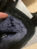 百思圖冬季商場新款通勤牛皮加絨短靴粗跟女保暖棉鞋A5625DD4 黑色毛里 37 曬單實(shí)拍圖