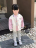 G.DUCKKIDS小黃鴨童裝女童外套春秋季新款兒童棒球服女寶寶秋裝開(kāi)衫夾克上衣 杏色 100 尺碼2~3歲【90-100cm】cm 曬單實(shí)拍圖