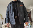 羅蒙夾克男底特律工裝外套男秋冬季2024新款美式復(fù)古重磅純棉上衣男 深灰色 L適合130斤-145斤 曬單實拍圖
