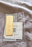 中國黃金 Au9999黃金薄片投資金條100g七夕情人節禮物 曬單實(shí)拍圖