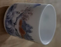 MULTIPOTENT主人杯中國白瓷羊脂玉瓷功夫茶杯對杯高口杯2個裝中秋節(jié)禮物 曬單實拍圖