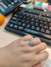 播匠莫桑石戒指1克拉s925銀男女對戒情侶訂婚結(jié)婚鉆戒情人節(jié)生日禮物 1分南非真鉆戒指 開口可調(diào)節(jié) 曬單實拍圖
