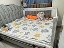 丸丫K2嬰兒床圍欄寶寶防摔防護(hù)欄床邊防掉檔板床頭加固三面1.8*2.0 曬單實(shí)拍圖