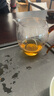 容山堂禾器玻璃公道杯茶漏三件套耐熱加厚分茶器茶海茶杯功夫茶具配件 禾器玻璃晶彩翊口茶海-琥珀大號 曬單實(shí)拍圖