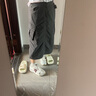 森馬（Semir）[商場同款]半身裙女防曬涼感工裝裙2025夏季新款質感開叉長裙 褐灰20867 L 165/70A 曬單實拍圖