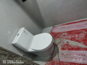 箭牌（ARROW）衛(wèi)浴大沖力噴射虹吸式防臭節(jié)水馬桶家用緩降蓋板連體抽水坐便器 工學座圈 高顏值12616 400mm 曬單實拍圖
