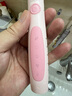 絲凱微（Jskywill） Jskywill絲凱微兒童電動(dòng)牙刷充電式聲波全自動(dòng)3-6-12歲寶寶 少女粉（牙刷頭*4+收納包) 曬單實(shí)拍圖