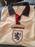 茵寶（Umbro）【歐文同款】官方限定英格蘭客場(chǎng)球衣運動(dòng)T恤復古長(cháng)袖衛衣翻領(lǐng)t恤 雪花白（主場(chǎng)） L 曬單實(shí)拍圖