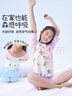 久歲伴兒童睡衣女童薄款優(yōu)可絲家居服中大童七分袖褲卡通套裝 510049D 曬單實拍圖