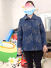 恒源祥媽媽秋裝毛呢外套短款洋氣中年女時尚呢子上衣50歲中老年春秋衣服 藍色 L 【建議100斤內(nèi)】 曬單實拍圖