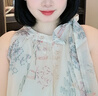 絲柏舍無袖襯衫2025夏季新款女裝國風(fēng)刺繡優(yōu)雅修身氣質(zhì)上衣 曬單實(shí)拍圖