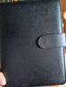 得力（deli）25K100張筆記本子 活頁本內頁可拆卸皮面本233*178mm 黑色3151 曬單實拍圖
