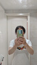 美式潮牌正肩短袖t恤女純棉2025新款夏季寬松顯瘦設(shè)計感半袖上衣 白灰色 L （105-115斤） 曬單實拍圖