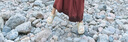 名創(chuàng)優(yōu)品（MINISO）洞洞鞋男女夏季外穿涼鞋防滑厚底踩屎感包頭涼拖鞋 卡其+海洋星星 曬單實(shí)拍圖