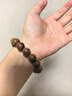 原木匠印度老山檀香木手串男正區(qū)黑肉高油高密文玩佛珠檀香手鏈佛珠串珠 【橫紋黑肉·圓珠】15mm*15顆 曬單實拍圖