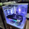 碩一鯤鵬CH2+臺式機電腦ATX主機箱白色側透曲面彎玻海景房小尺寸機箱殼游戲電競240水冷散熱 【三面+整塊曲面玻璃】鯤鵬CH3+ 白 曬單實(shí)拍圖