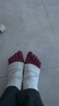 棉武器純棉五指襪男士純棉短筒五指襪分腳趾襪抗菌防臭5指襪子 曬單實(shí)拍圖