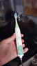 易簡(jiǎn)（yijan）兒童電動(dòng)牙刷3-6-10-12歲充電式聲波全自動(dòng)小學(xué)生寶寶軟毛牙刷綠 曬單實(shí)拍圖