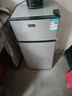 愛妻小冰箱迷你小型家用冷藏冷凍兩用宿舍出租房用雙門辦公室電冰箱節(jié)能省電 【一級(jí)能效】104L銀色【三天約一度電】 曬單實(shí)拍圖