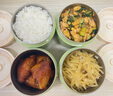 愛仕達(dá)（ASD）飯盒便當(dāng)盒可微波爐加熱上班族學(xué)生便攜餐盒4件套裝RWS04H10WP 曬單實(shí)拍圖