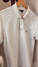 諾帝卡（NAUTICA）【單件直降】男裝25春夏新款商務(wù)休閑舒適親膚棉氨透氣短袖POLO男 白色1BW M 曬單實(shí)拍圖