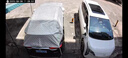 車(chē)衣寶 汽車(chē)車(chē)衣加厚加長(cháng)防曬遮陽(yáng)覆蓋半車(chē)罩遮雪擋前擋風(fēng)玻璃罩防冰雹 曬單實(shí)拍圖