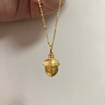 世紀(jì)緣黃金吊墜女小寶劍福瑞寶物龍紋足金墜子守護(hù)送女友生日禮物 3.62g【贈(zèng)金色925銀鏈】 曬單實(shí)拍圖