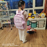 凱蒂貓女童書包小學(xué)生一到三到六年級女孩減負(fù)側(cè)開背包兒童雙肩包庫洛米 庫洛米紫色小號 曬單實拍圖