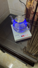 益茶福全自動(dòng)上水電熱水壺茶臺燒水壺飲水燒水一體機玻璃底部上水單壺茶幾煮茶壺保溫泡茶壺開(kāi)水壺煲水壺 1L 藍光玻璃套裝316鋼 曬單實(shí)拍圖