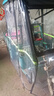 音舒雅電動(dòng)三輪車前車棚駕駛棚全封閉雨棚快遞車雨棚電瓶車駕駛前車頭棚 環(huán)保綠（帶全透明雨簾） 曬單實(shí)拍圖
