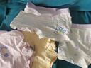 貓人【7A抑菌+桑蠶絲內(nèi)襠】兒童內(nèi)褲女童夏季純棉打底褲寶寶平角褲 曬單實拍圖