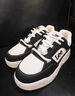 Lee男鞋2025新款板鞋冬季薄款網(wǎng)面透氣休閑板鞋男士厚底鞋子百搭潮鞋 黑白色L251UB106 38 曬單實(shí)拍圖