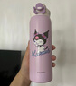 杯具熊（BEDDYBEAR）彈蓋直飲保溫杯316不銹鋼男女便攜水杯車載學(xué)生杯子470ML酷洛米 曬單實(shí)拍圖