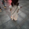 安妮優(yōu)兒女童旗袍連衣裙夏季2025兒童裝洋氣夏裝女孩夏款公主裙 綠色 130 曬單實拍圖