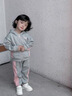 G.DUCKKIDS女童春秋套裝2025新款兒童洋氣女寶寶秋裝中小童運動(dòng)休閑兩件套潮 灰色套裝 110 建議身高100-110cm年齡4-5歲 曬單實(shí)拍圖