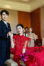 枝己新中式旗袍新娘秀禾服2025新款中式婚紗結婚禮服敬酒服古裝嫁衣 HF059紅 XL 曬單實(shí)拍圖