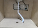 潛水艇（Submarine）洗手盆下水管防臭洗臉盆面盆臺(tái)盆洗手池墻排落水排水管下水器配件 【防蟲防臭】S彎伸縮下水管 曬單實(shí)拍圖