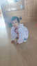 雙魚兔（SHUAGNYUTU）2025韓版長袖嬰幼兒女童公主裙1-2-3-4歲女寶寶連衣裙春秋裝新款 黃色 碎花裙 73 建議身高73厘米左右 曬單實(shí)拍圖