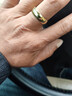 GAUSS CARLER老鳳凰2025新款色時(shí)尚黃金色戒指男女情侶指環(huán)閉口戒指感 男士19碼130-153斤同款 曬單實(shí)拍圖